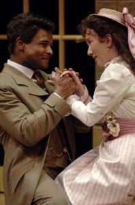 Kevin Kenerly and Julie Oda in 'Earnest.'